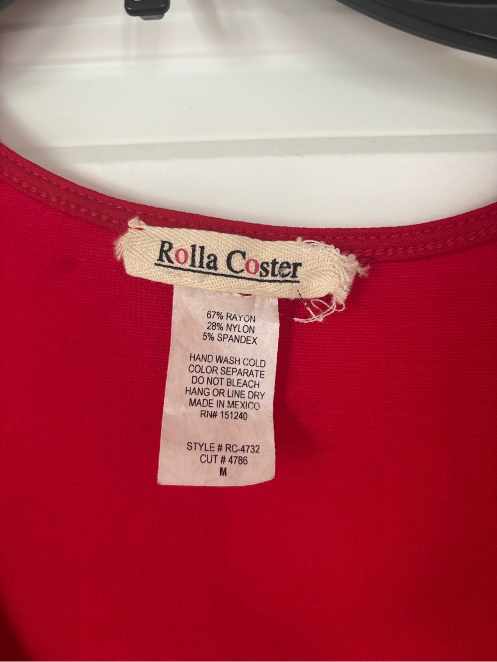 Rolla Coster Bright Red Scoop-Neck Jumpsuit